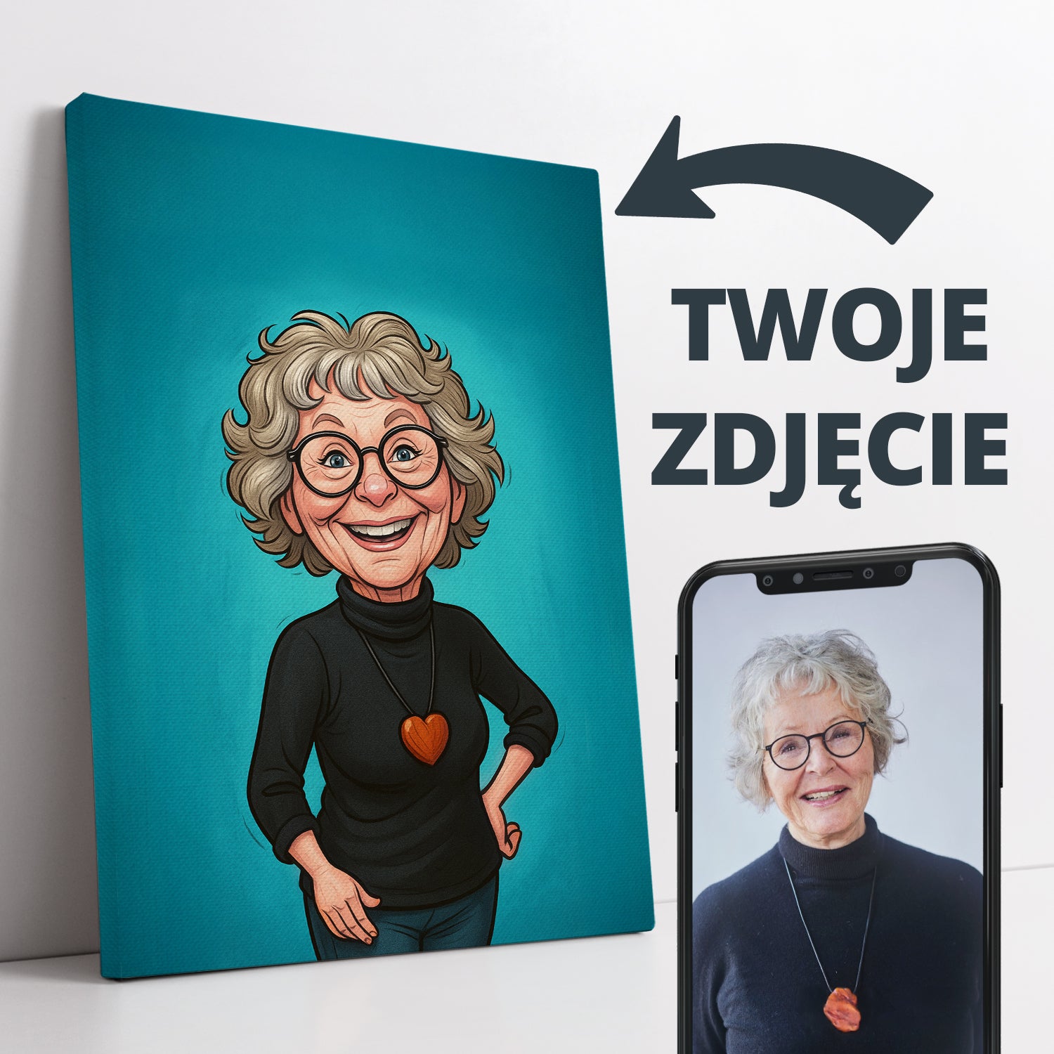 Karykatura w kolorze