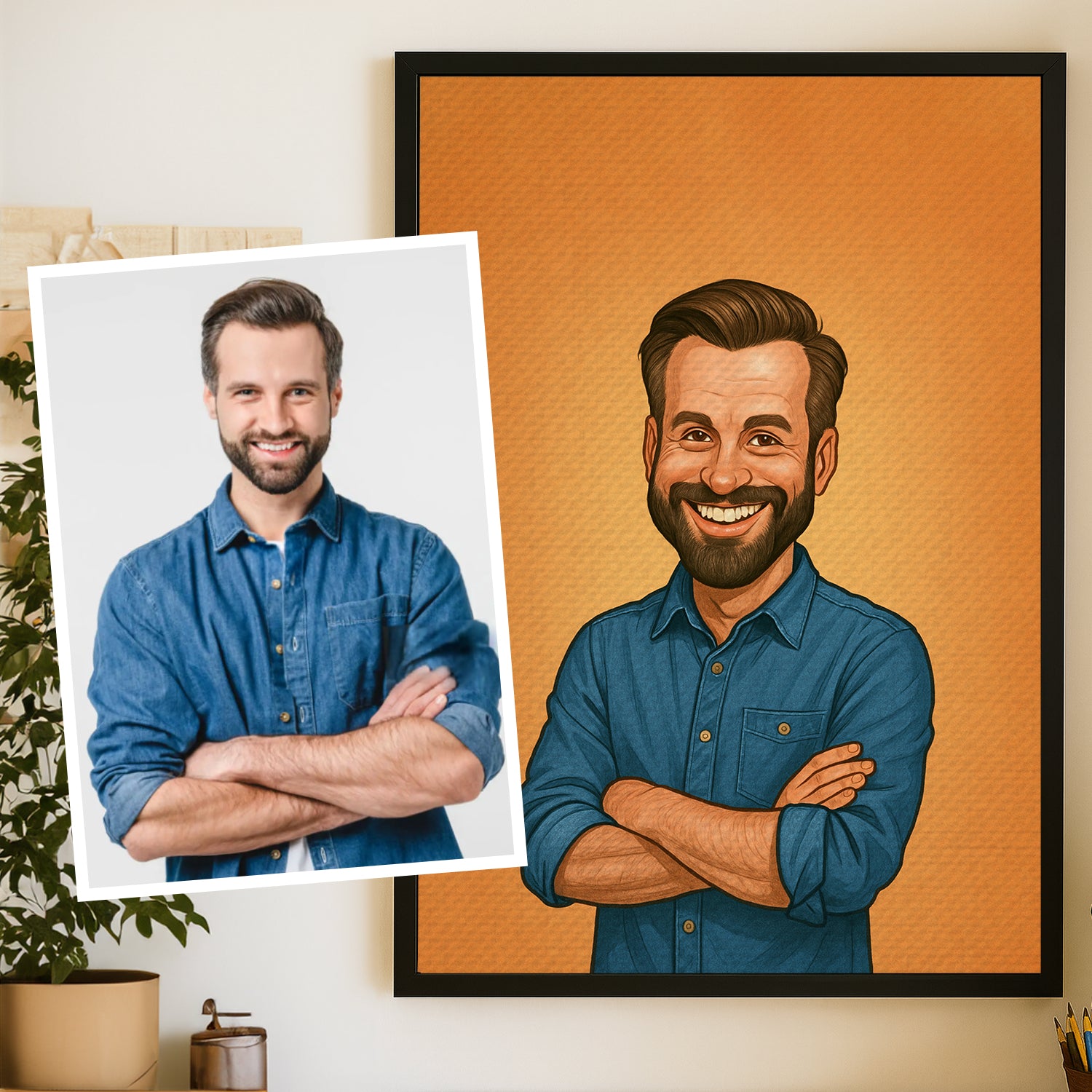 Karykatura w kolorze